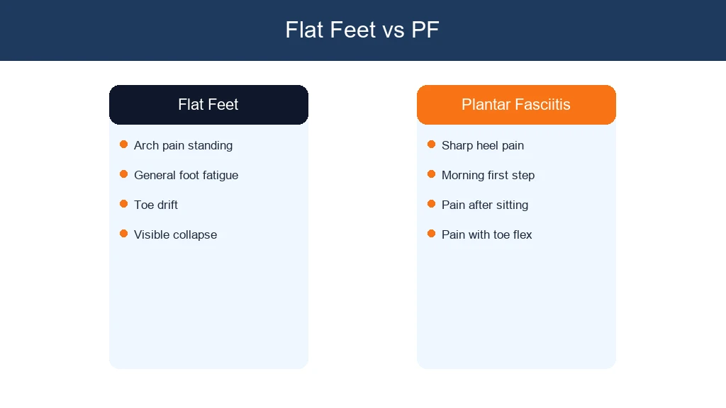 Flat Feet vs PF