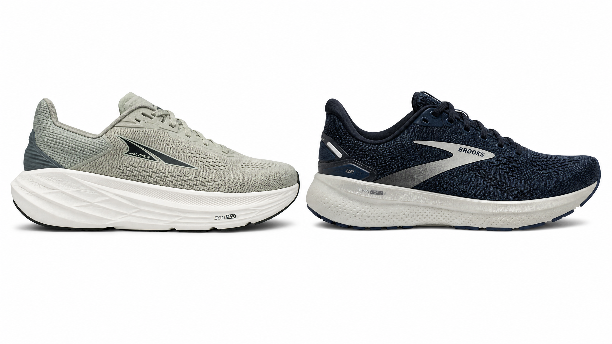 Altra and Brooks running shoes comparison for forefoot pain relief