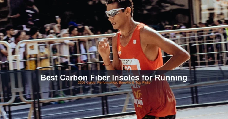 Runner on road at sunset - best carbon fiber insoles for running guide 2026