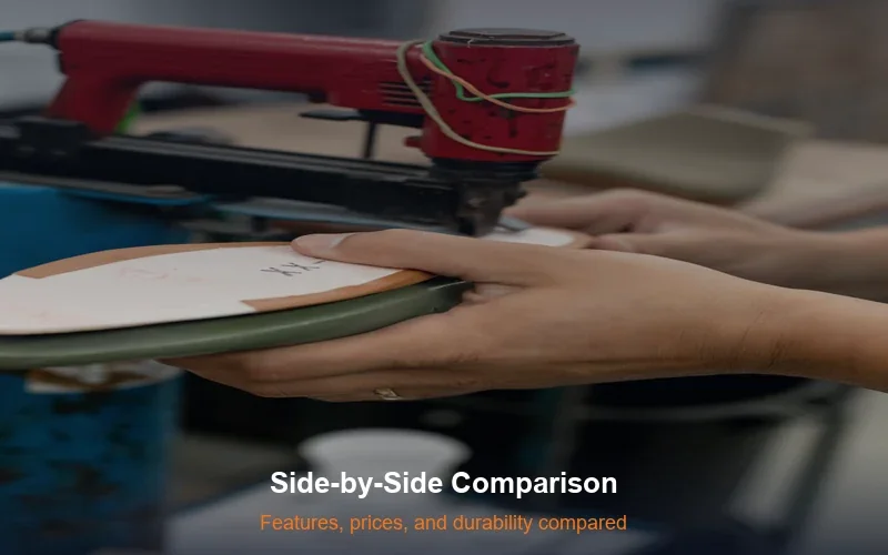 Shoemaker assembling shoe sole - carbon fiber insoles vs custom orthotics comparison