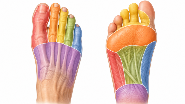 7 causes of forefoot pain diagnostic guide medical illustration