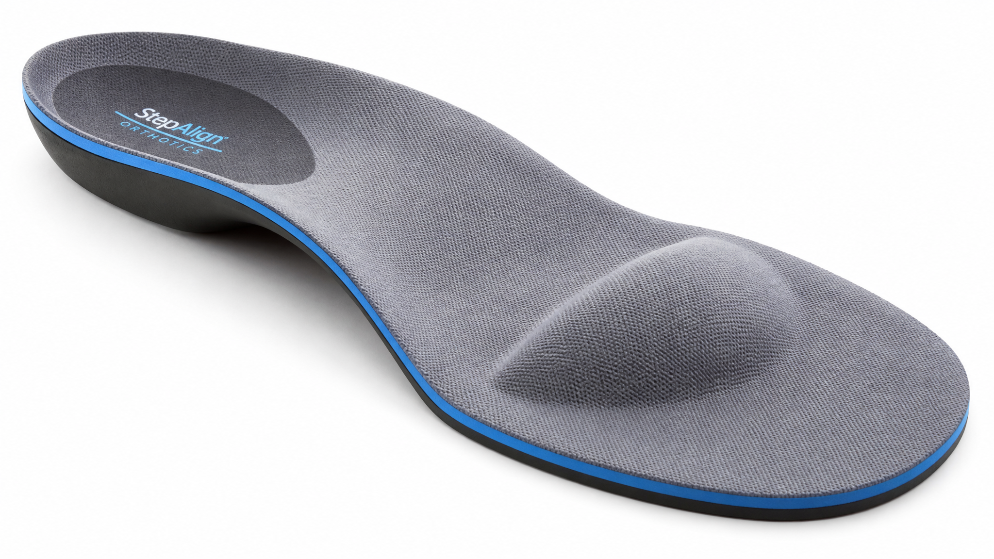 Orthotic insole with arch support and metatarsal dome for flat feet metatarsalgia